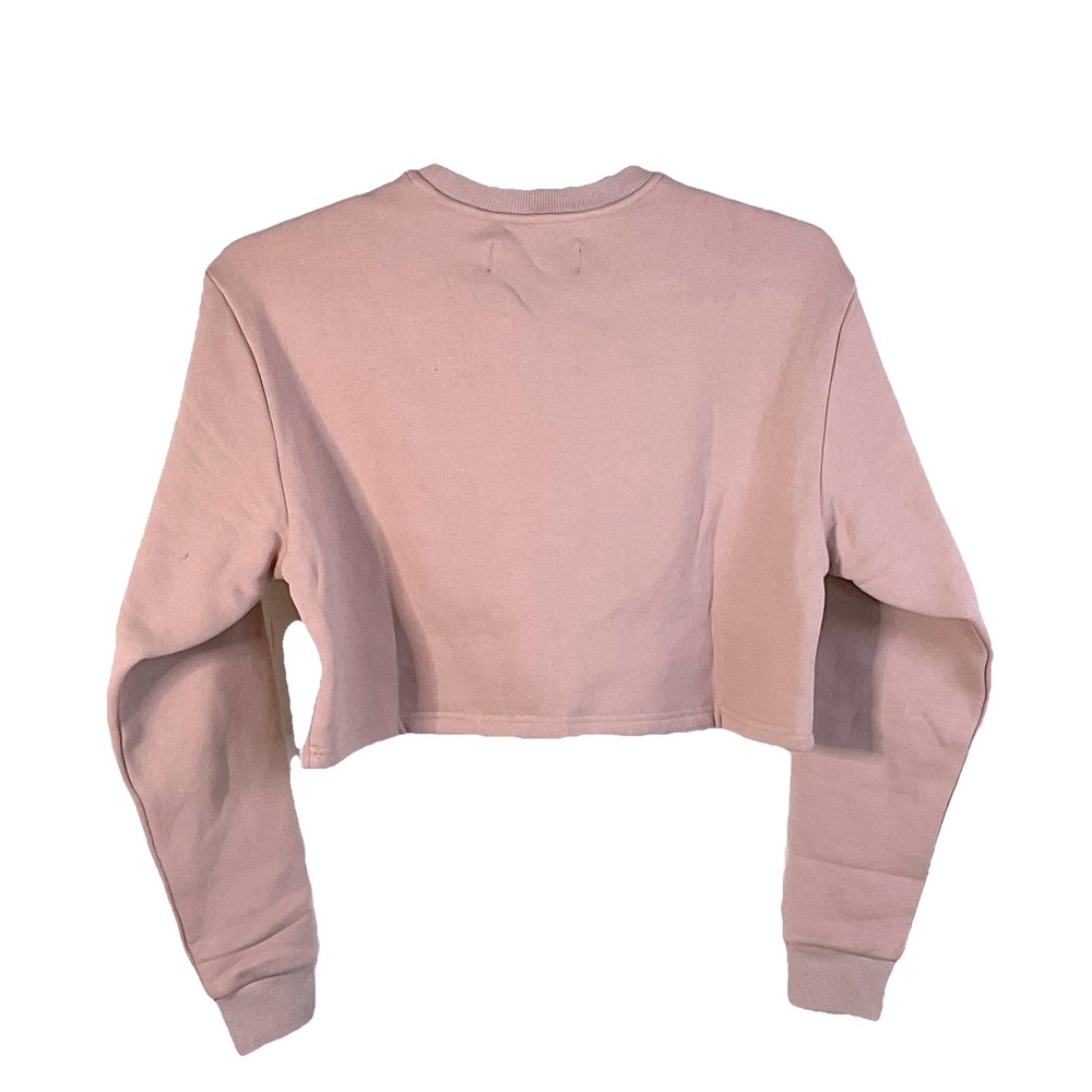 Darc Sport SHE Wolves Worldwide‎ Cropped Crewneck Sweatshirt Mauve  Size Small - Picture 2 of 4